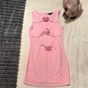 Sexy Pink mini with cut outs